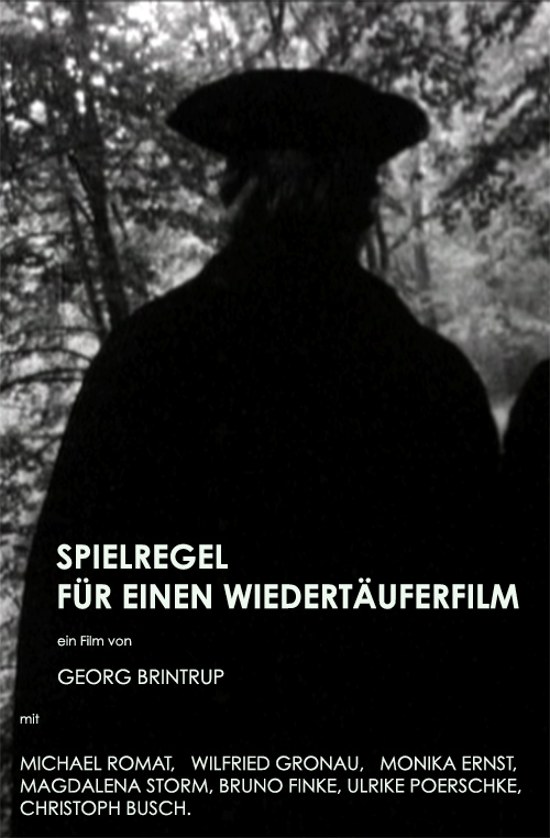 Poster des Films SPIELREGEL FÜR EINEN WIEDERTÄUFERFILM